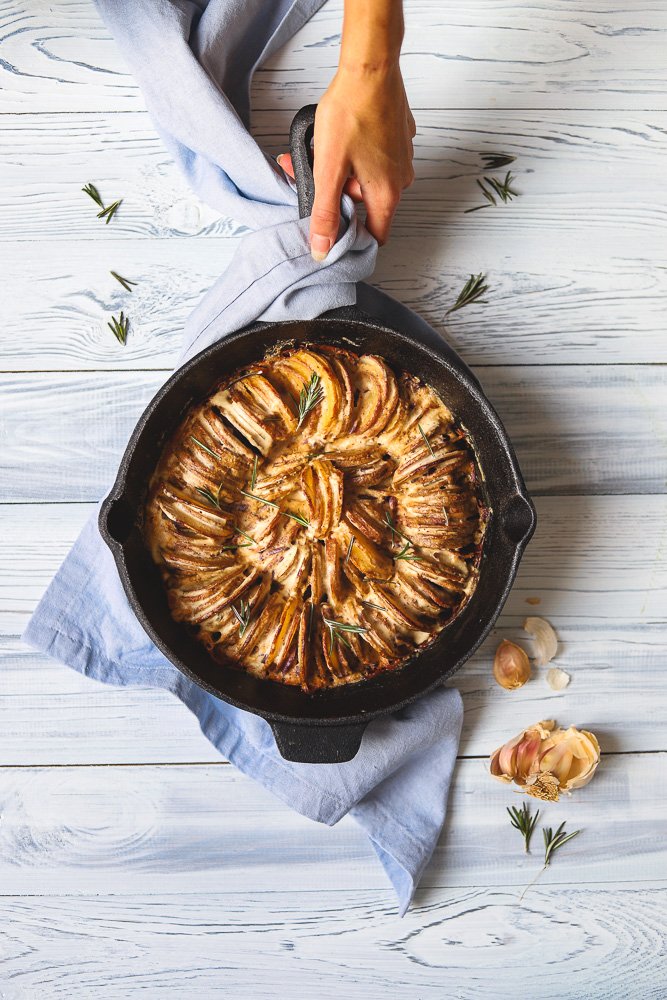 Hasselback Potato Gratin Recipe